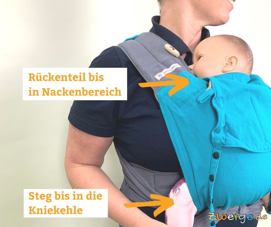 Das ist die richtige Position Deiner Babytrage | ZWERGE.de - Mein Babyshop