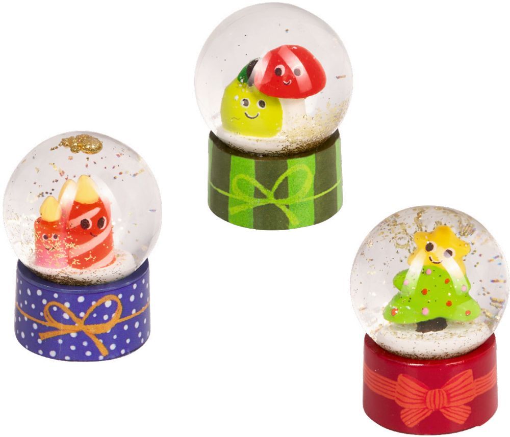 XS-Schneekugel - Fröhliche Weihnachten (verschiedene Designs, 1 Stück)