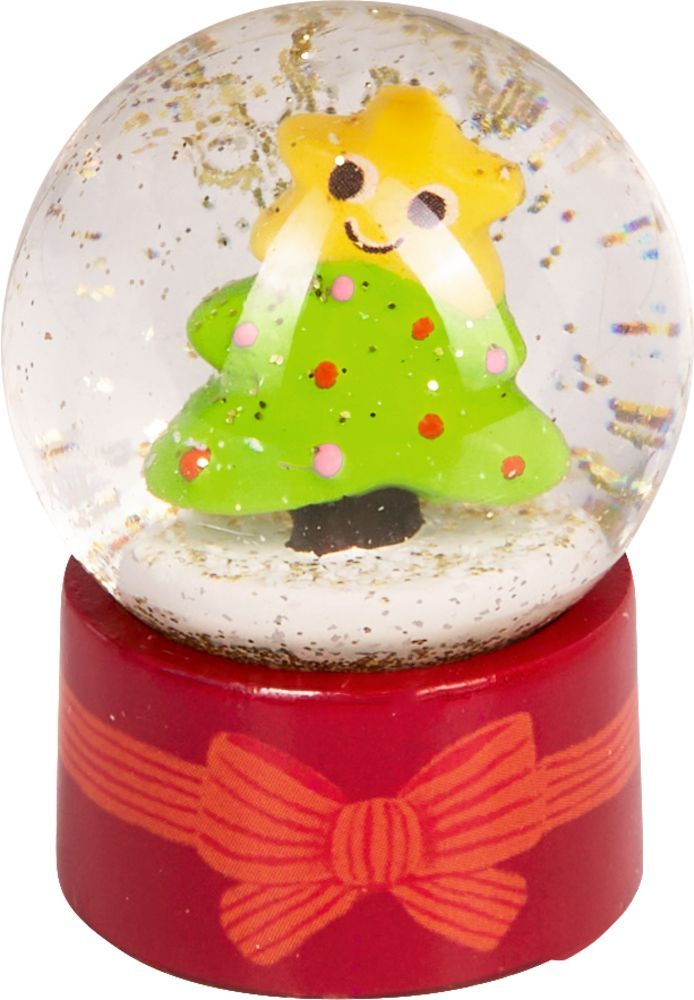 XS-Schneekugel - Fröhliche Weihnachten (verschiedene Designs, 1 Stück)