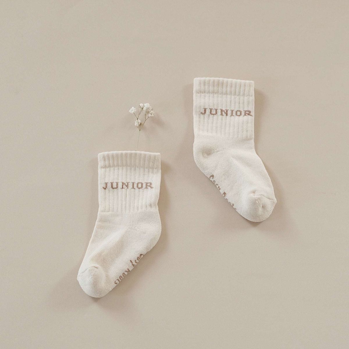 Socken JUNIOR sand GOTS - 0-12 M.