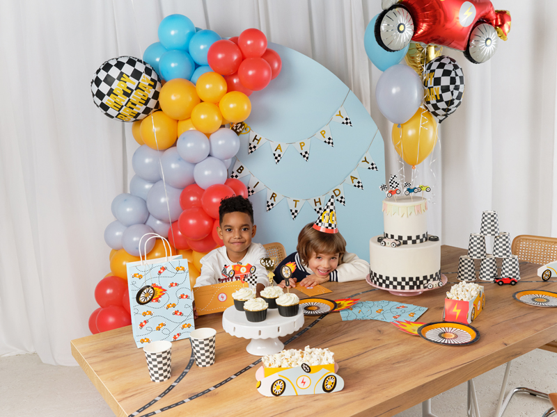Geschenktüte Autos 18 cm - Party Deco