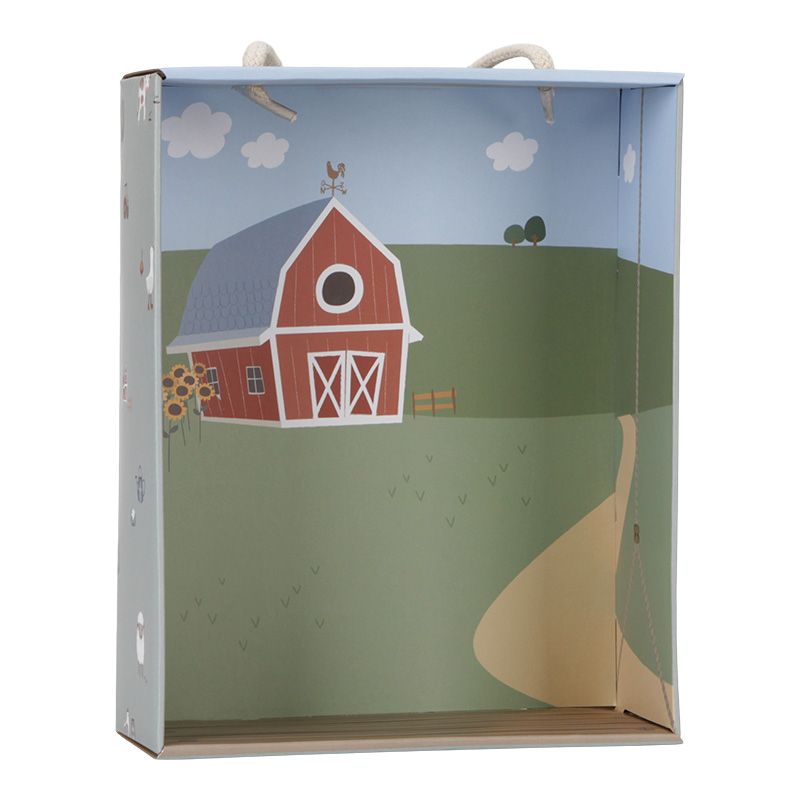 Kuschelpuppe Jim mit Huhn 35 cm Little Farm - Little Dutch