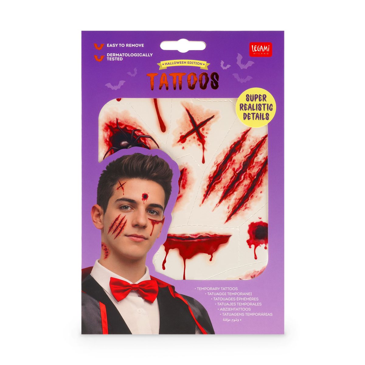 Creepy Tattoos Halloween Abziehtattoos - Legami