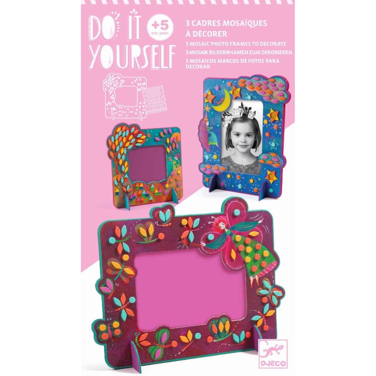 DIY Mosaik-Bilderrahmen: Feenhaft - DJECO