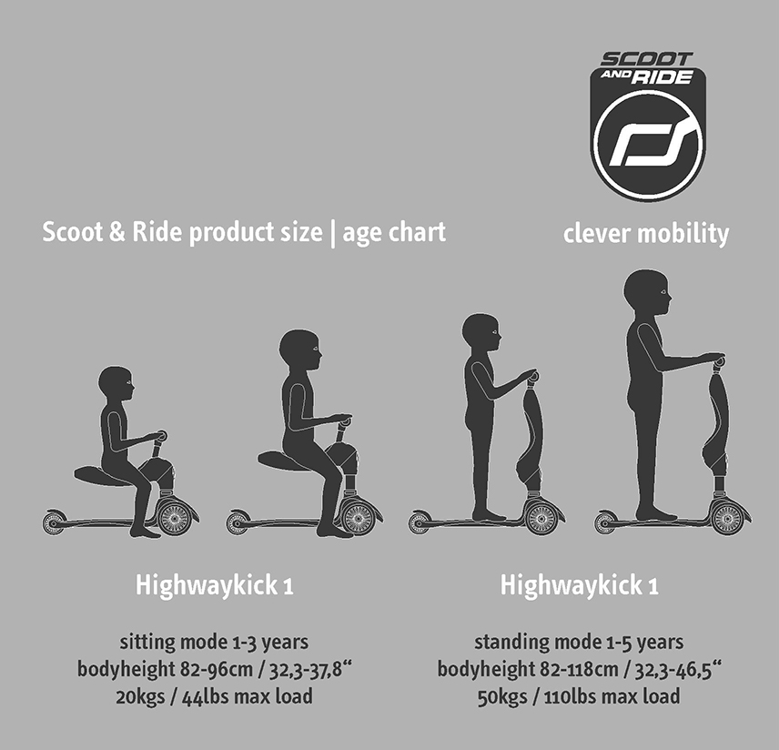 Highway Kick 1 rose - Scoot and Ride