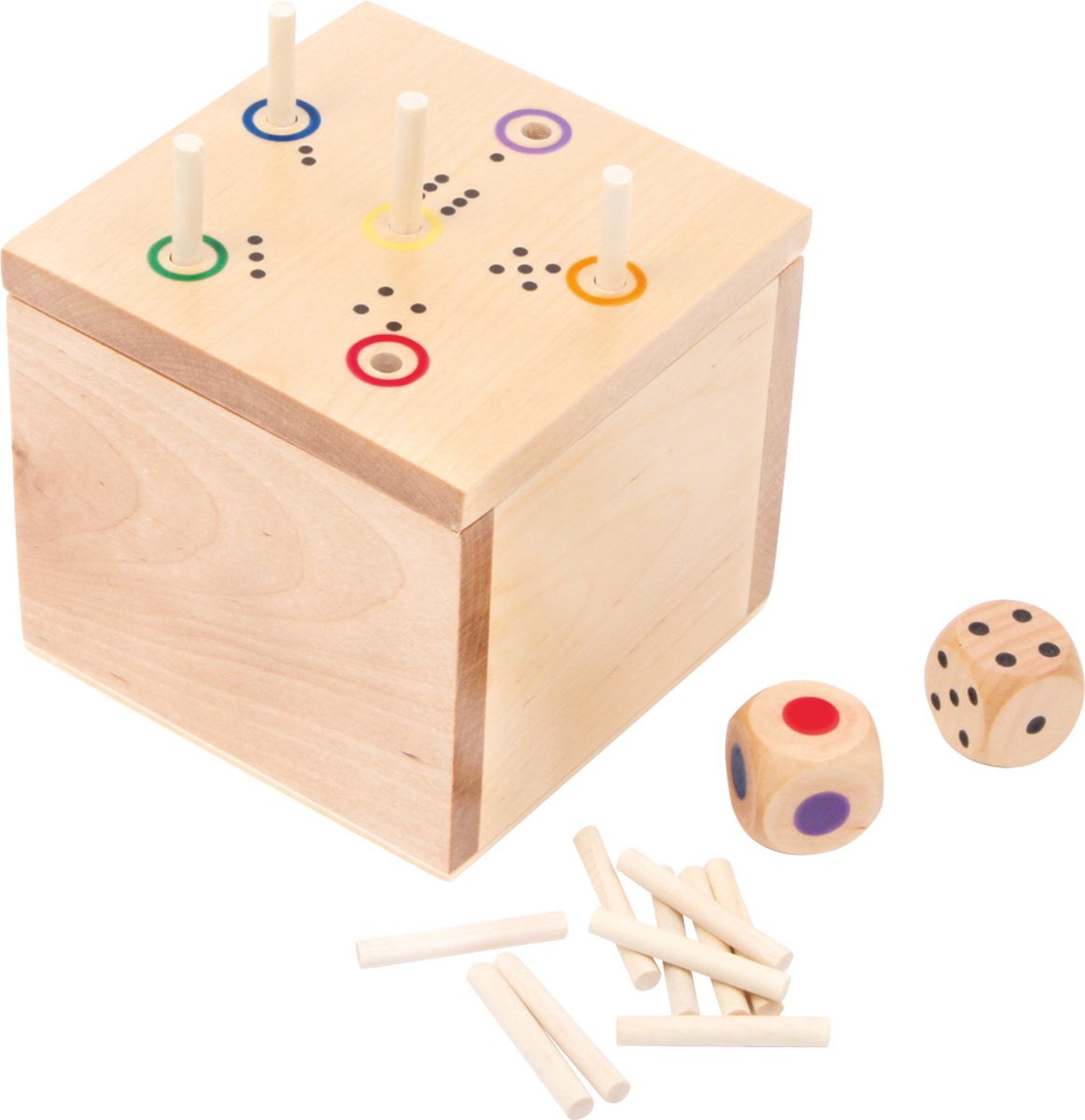 Würfelspiel 6 raus in der Box - Small Foot