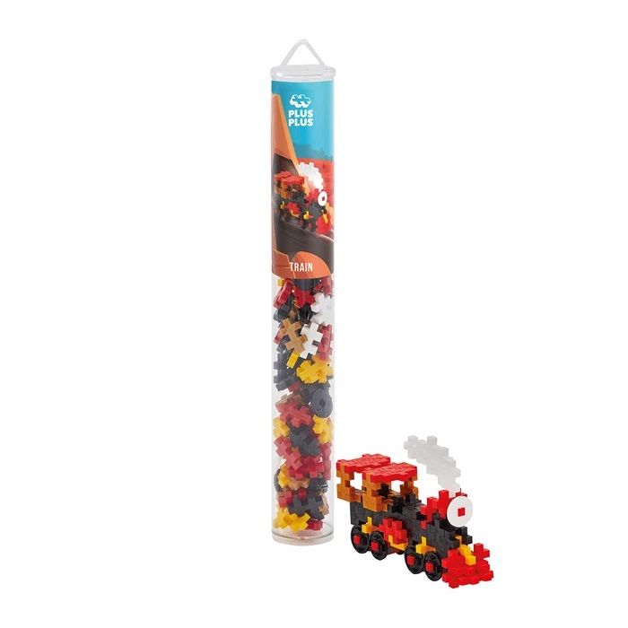 PLUS PLUS Mini-Bausteine Zug 100 Stück