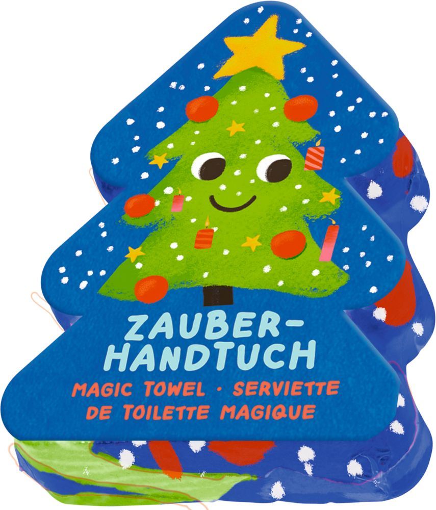 Zauberhandtuch - Fröhliche Weihnachten