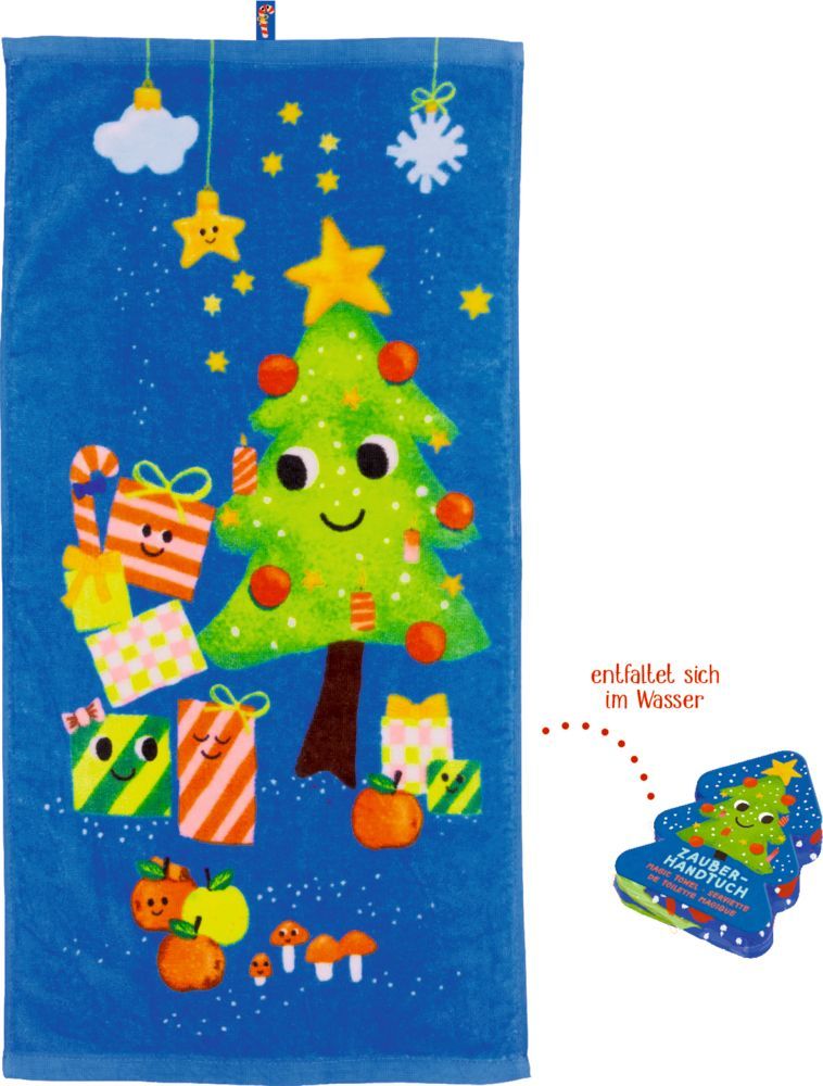 Zauberhandtuch - Fröhliche Weihnachten