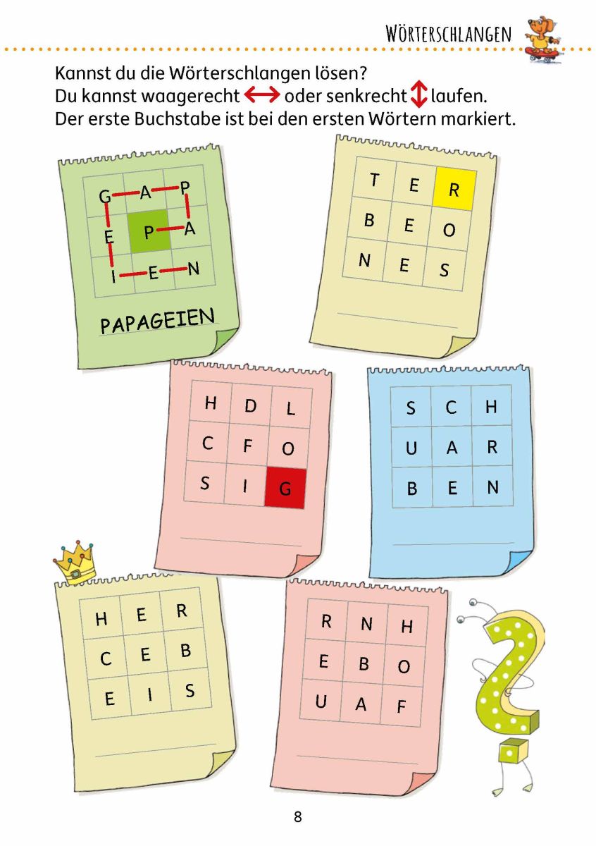 Rätselblock Band 1 - Hauschka Verlag 8+