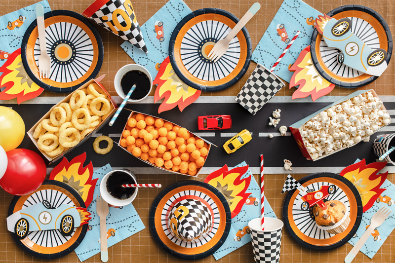 Servietten Rennautos (12 Stk.) - Party Deco