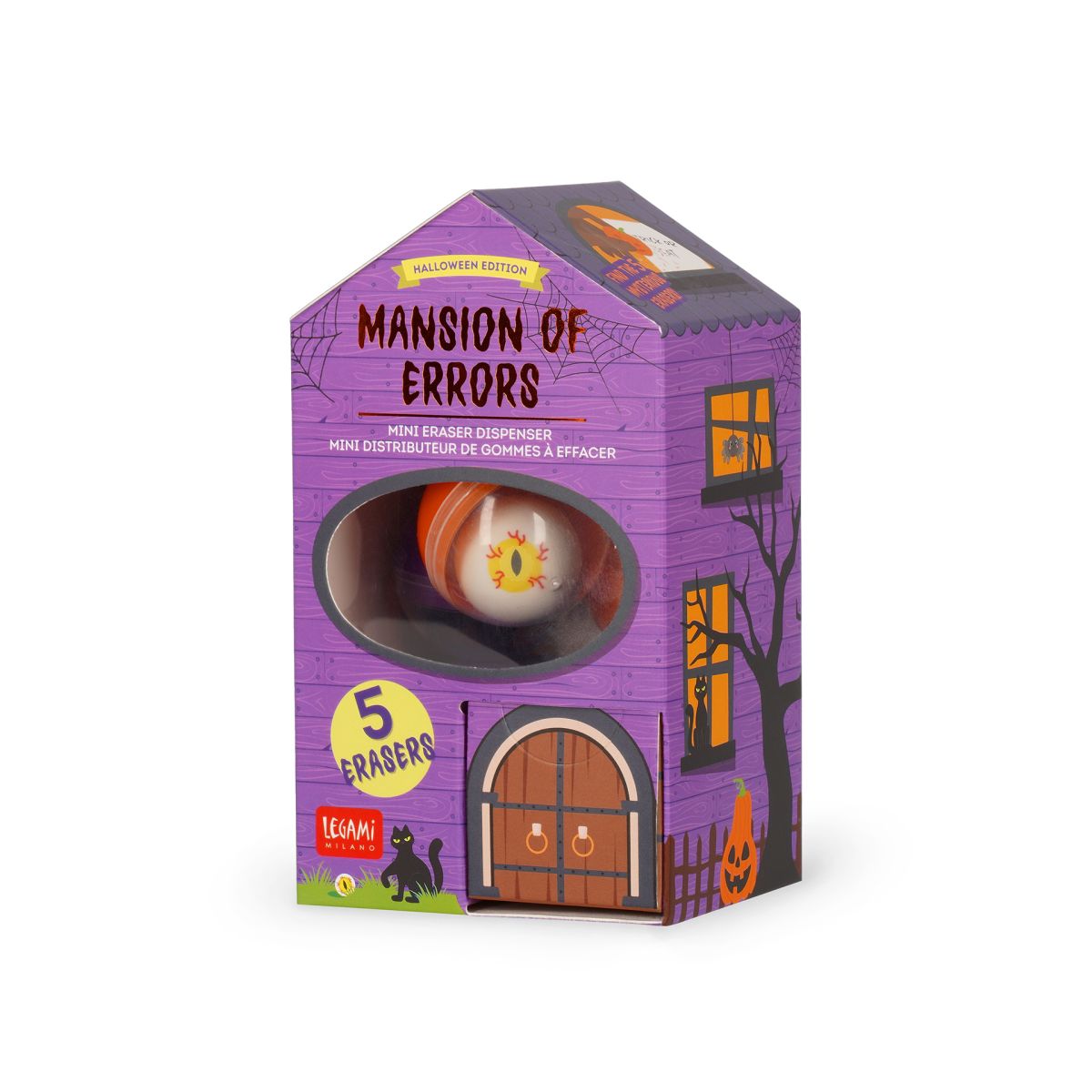 Mini-Radiergummispender - Mansion of Errors Halloween - Legami