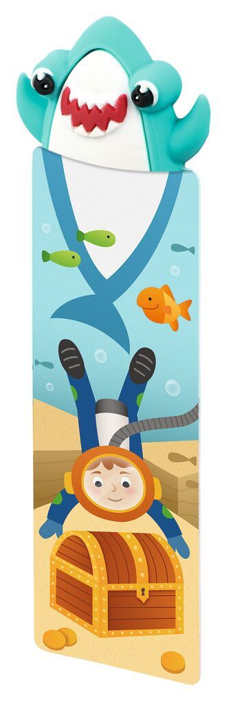 3D-Lesezeichen Splish Splash (verschiedene Designs, 1 Stück)