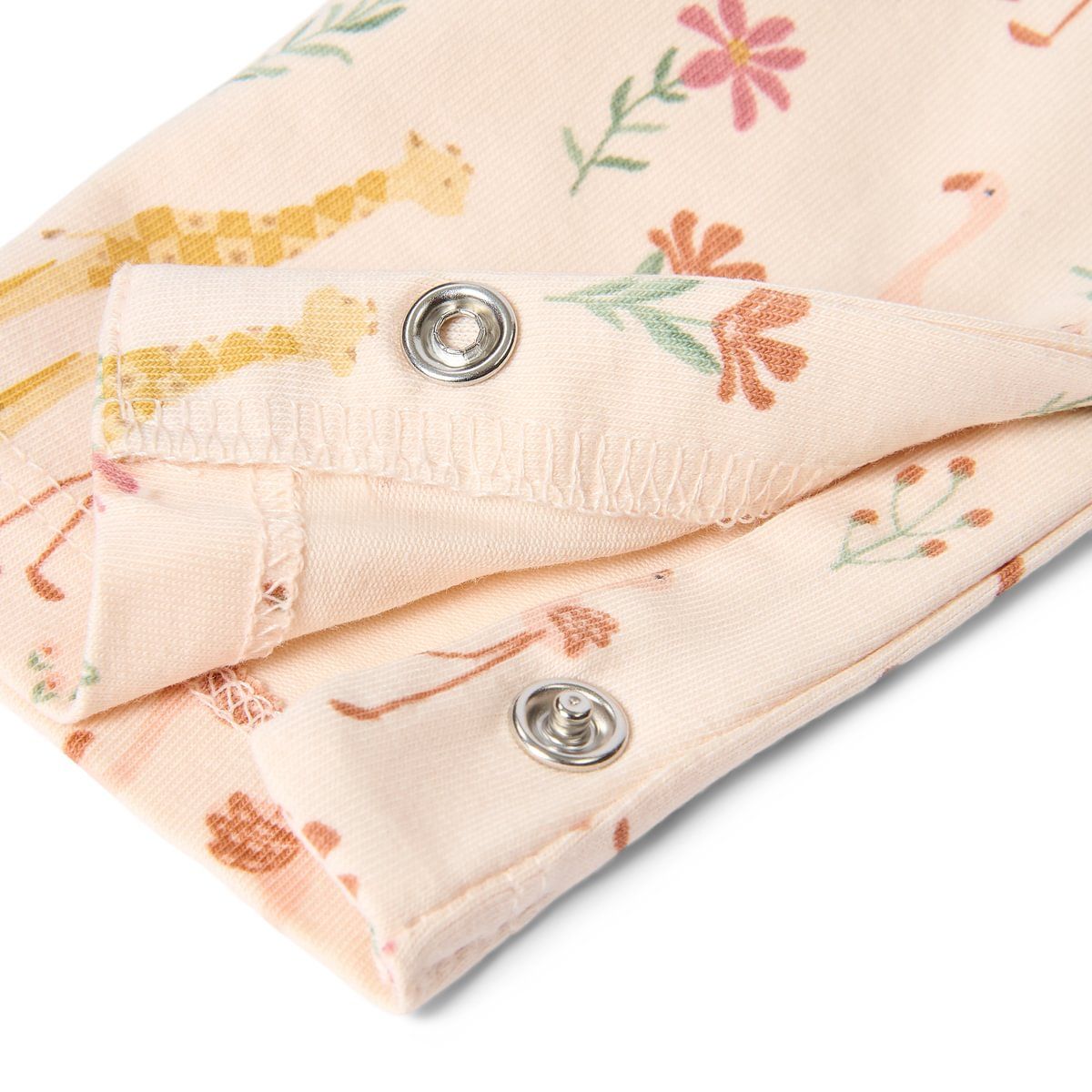 Schlafanzug Safari Flamingo Pastell rosa  - 50-56