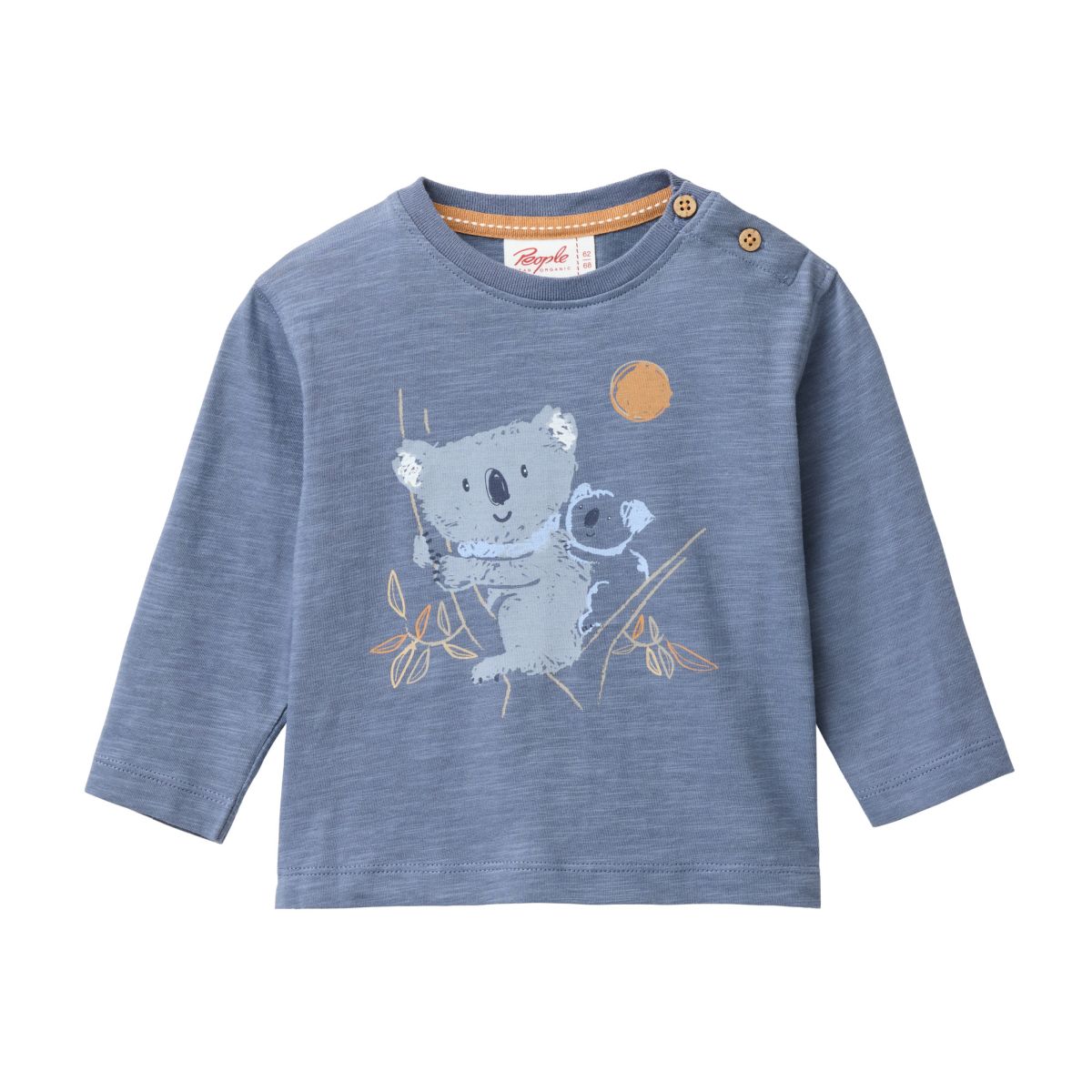 Langarm-Shirt blau Koala - 86-92
