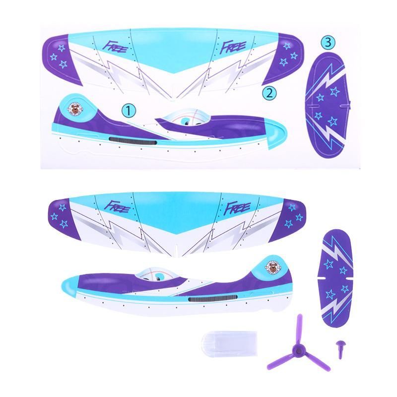 SPEED Foam Gleiter Flugzeug 2er-Set (verschiedene Designs, 1 Set)