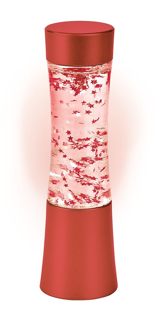 Glitzerlampe (verschiedene Designs, 1 Stück)