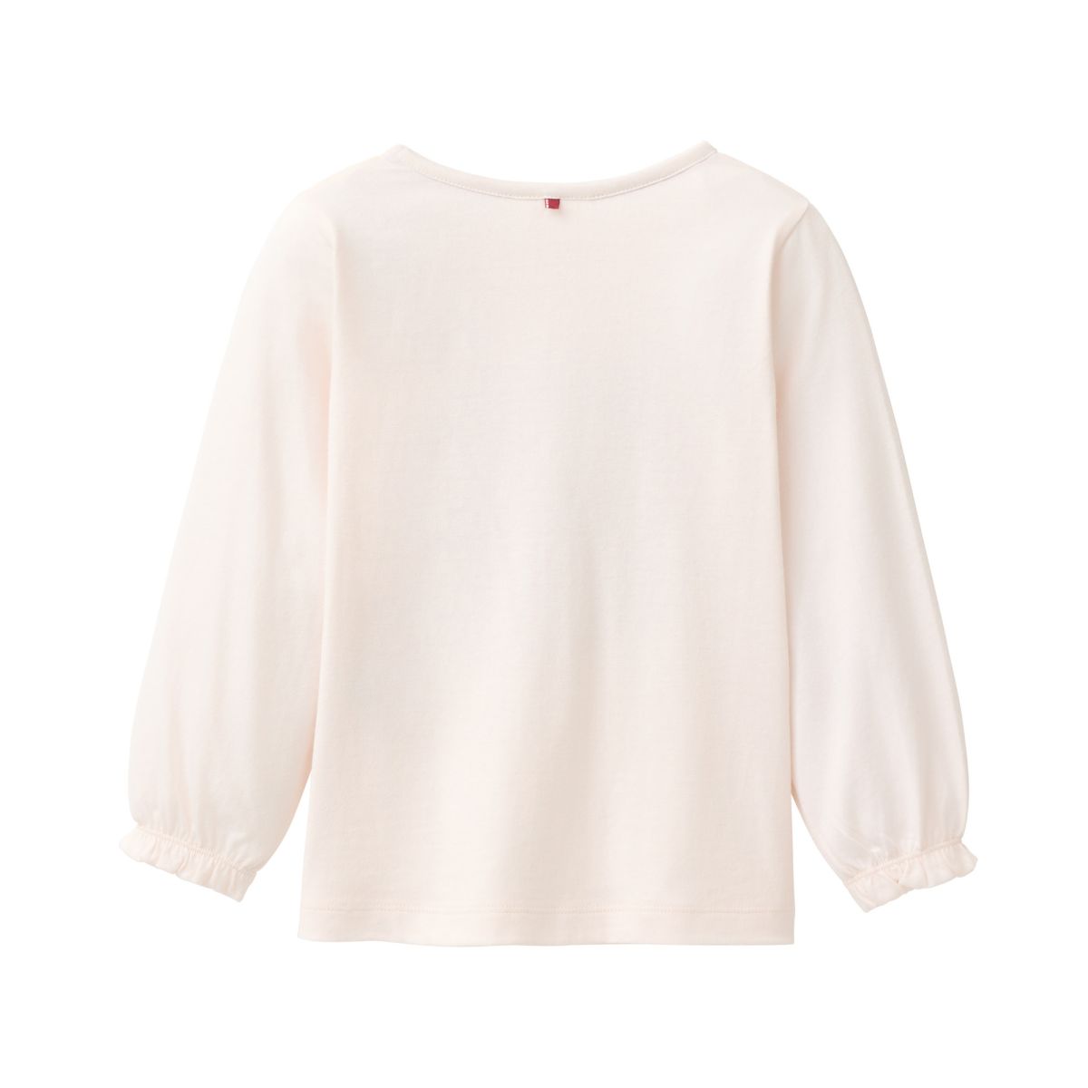 Langarmshirt puderrosa cosy vibes GOTS - 110-116