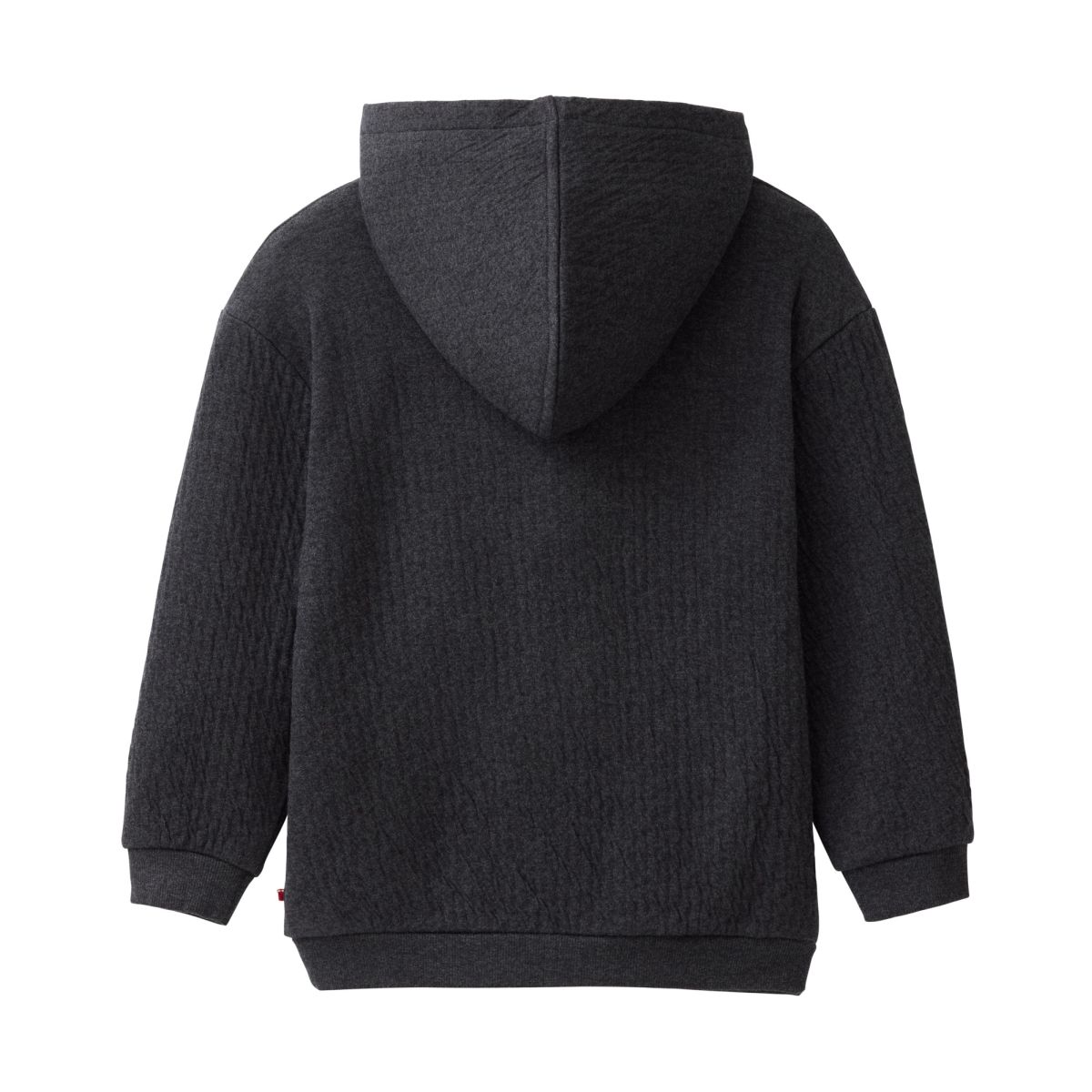 Sweat-Hoodie anthrazit GOTS - 110-116