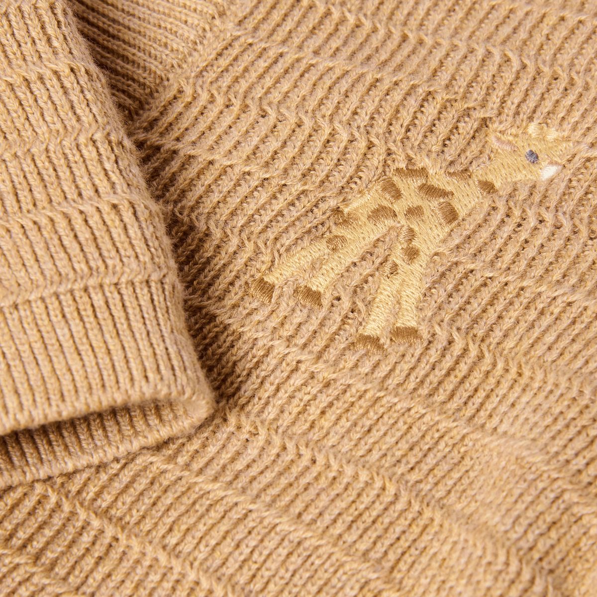 Strickjacke hellbraun Safari - 56