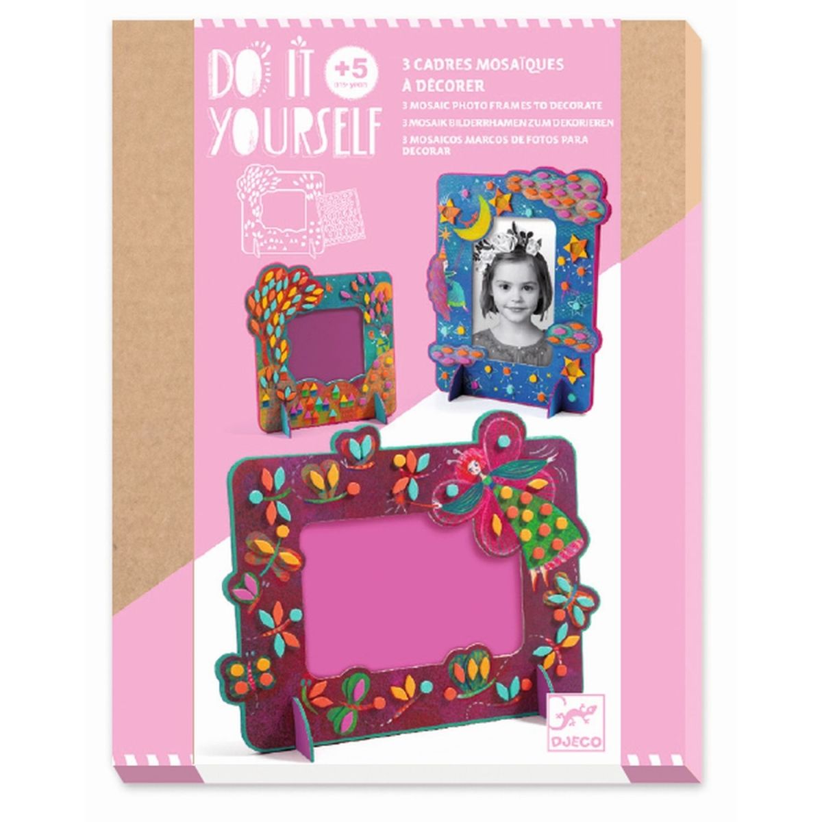 DIY Mosaik-Bilderrahmen: Feenhaft - DJECO