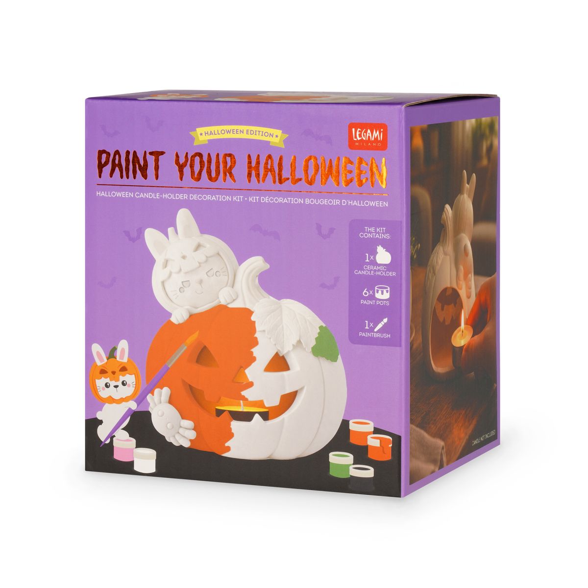 Halloween Kerzenhalter-Malset - Legami
