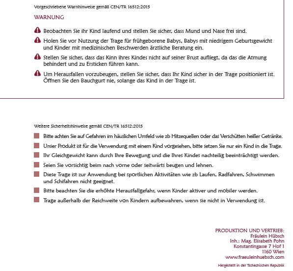 Fräulein Hübsch SoftTai V2  Kale - Babysize