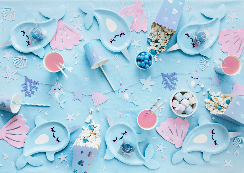 Girlande Narwal - Meereswelt - Party Deco