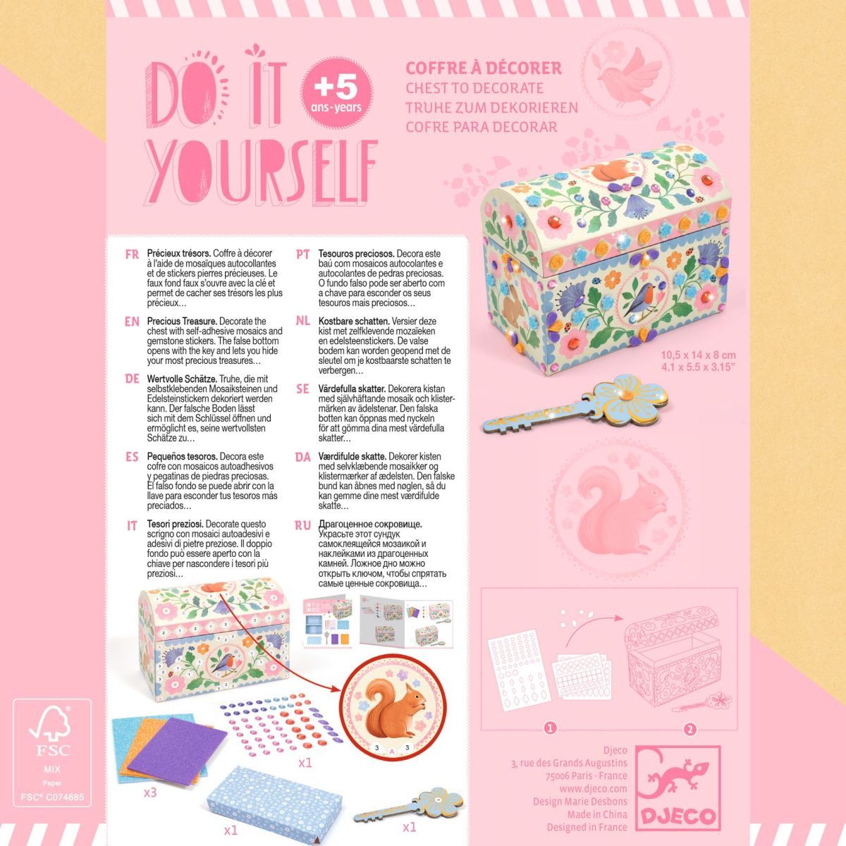 DIY: Schatztruhe Precious - Djeco
