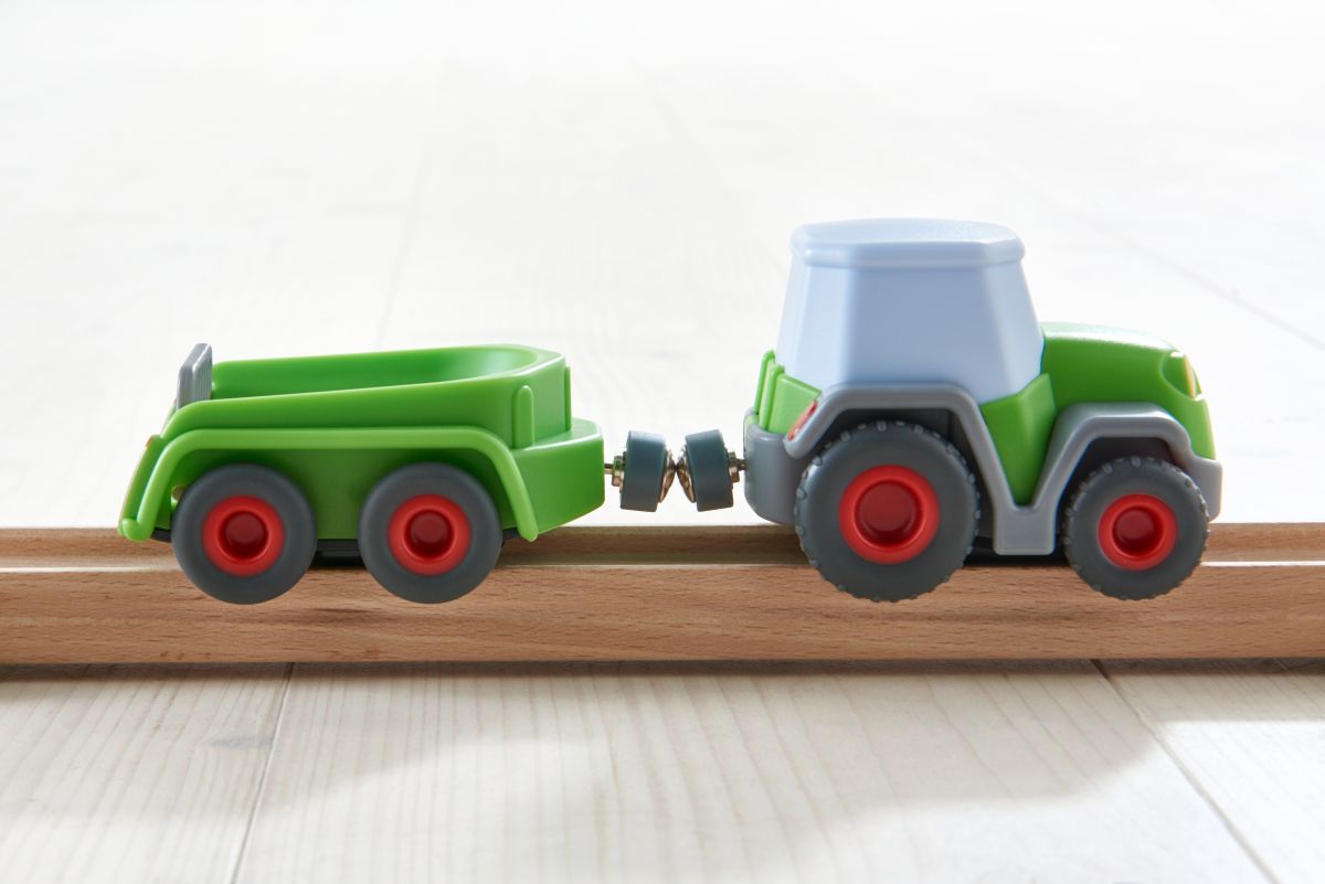 HABA Cars – Traktor mit Anhänger