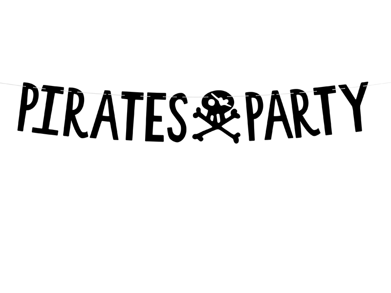 Girlande Piraten "Pirates Party" - Party Deco