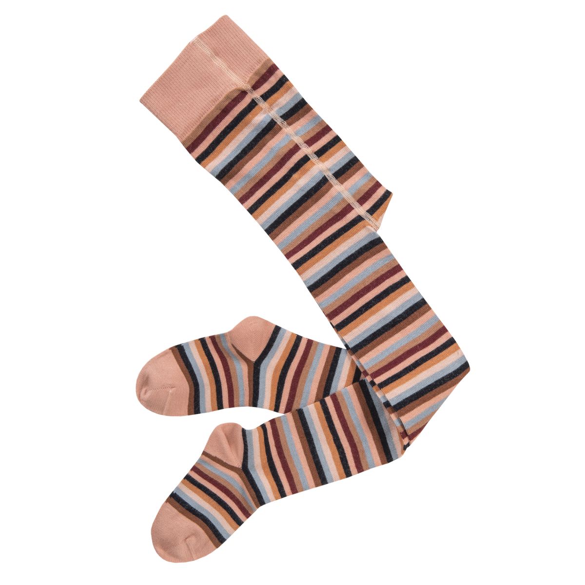 Strumpfhose bunt geringelt - 104-110
