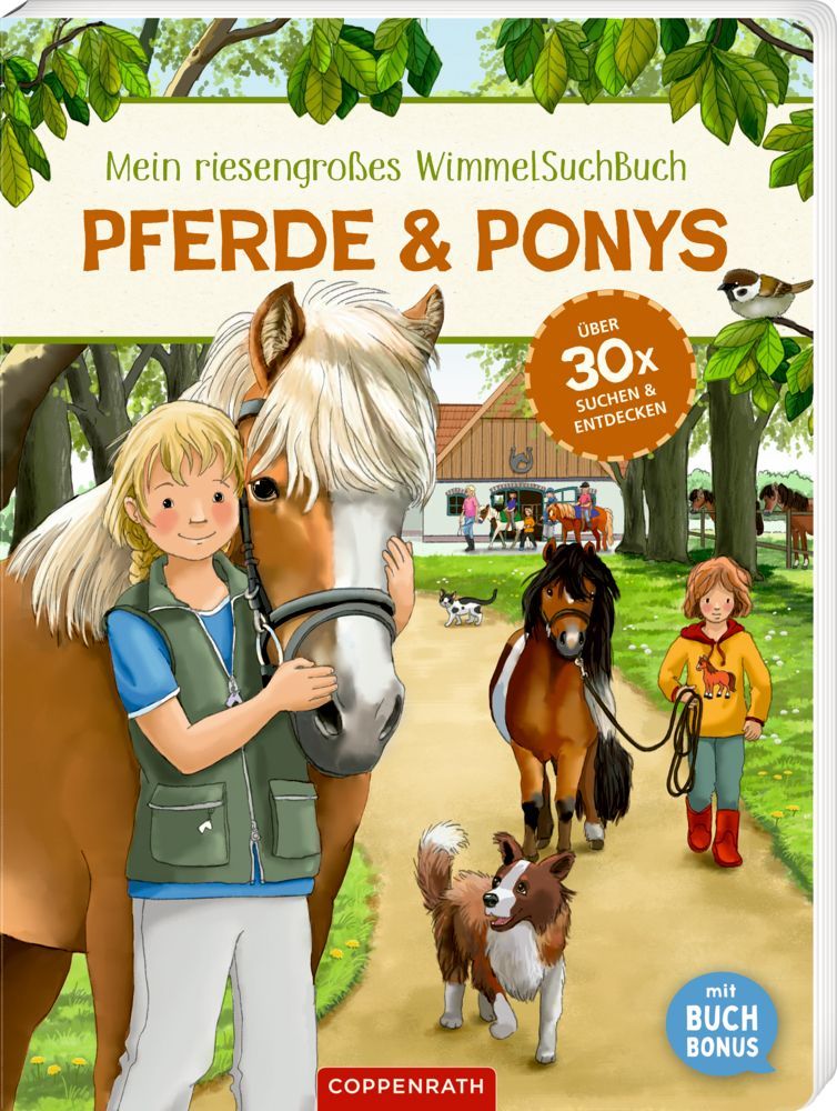 Mein riesengroßes WimmelSuchBuch: Pferde & Ponys (Buchbonus)
