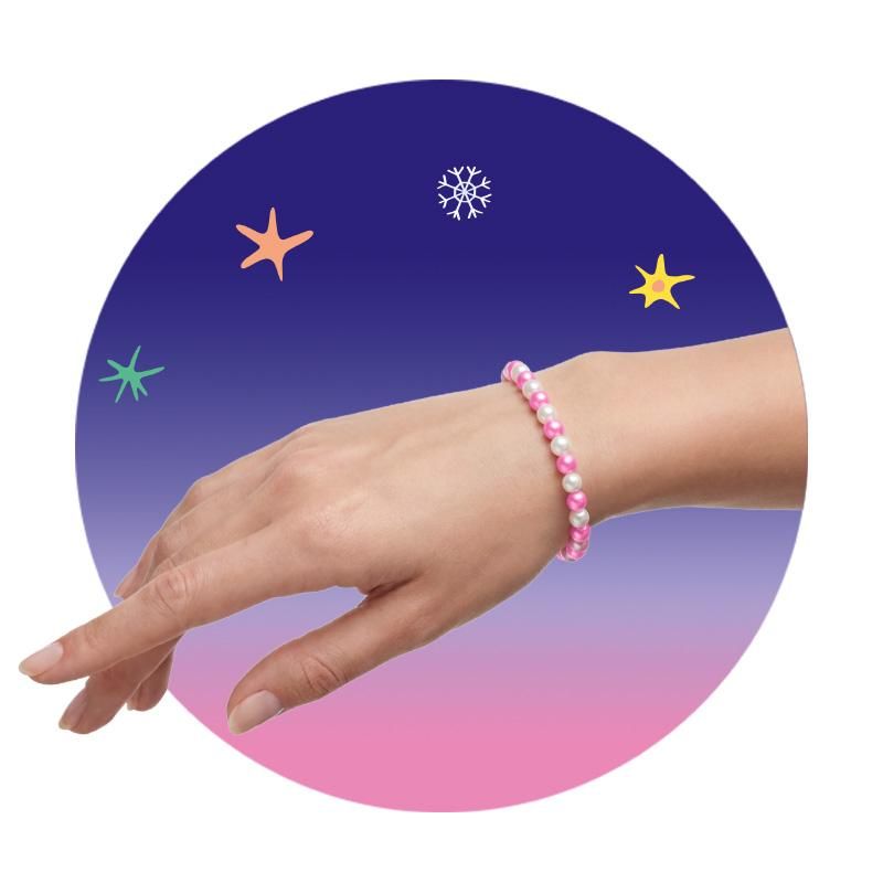 MAW Schlüsselanhänger Pom-Pom inkl. Armband & Lipgloss (verschiedene Designs, 1 Stück)