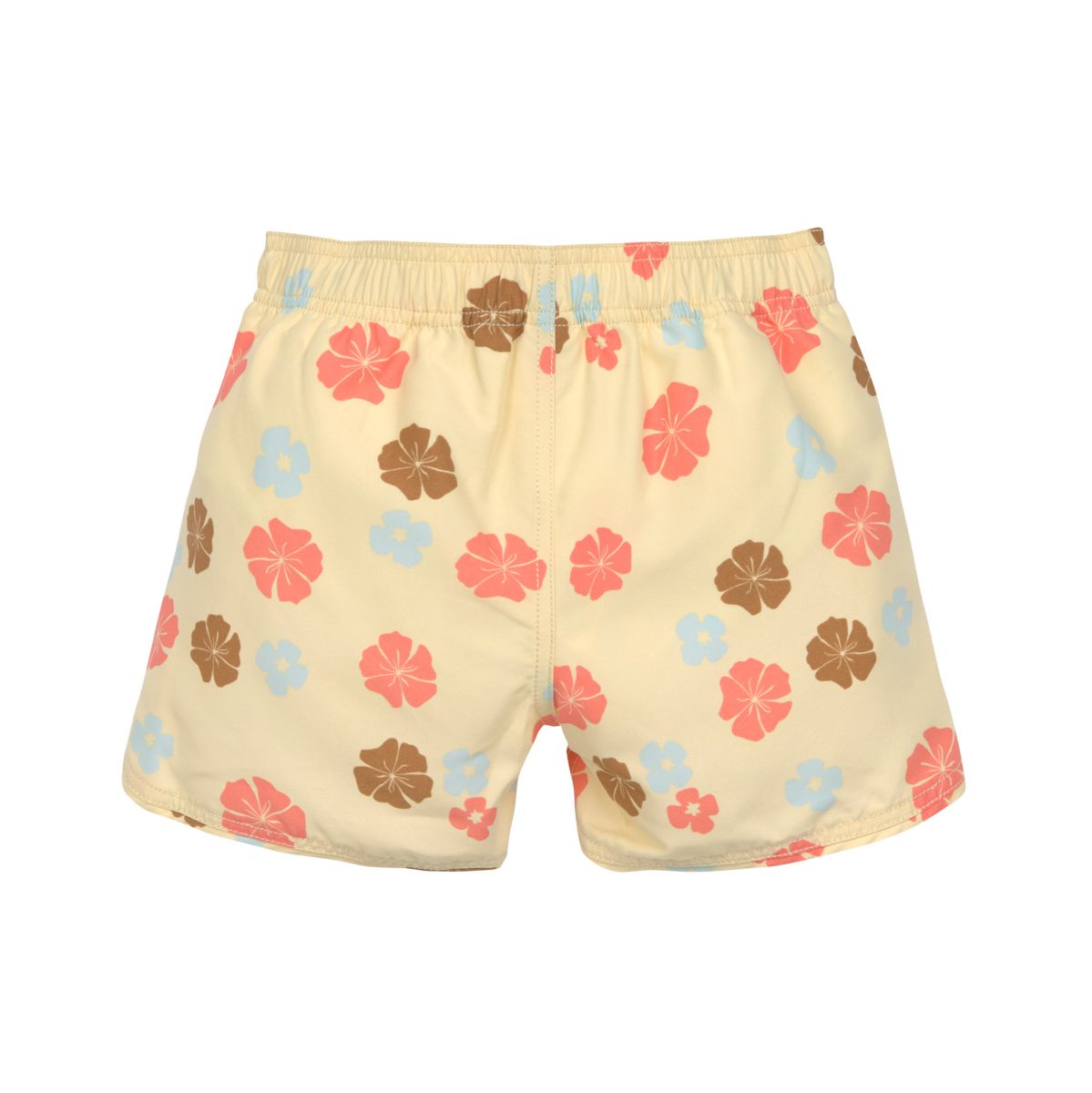 Bade-Shorts Flowers, hellgelb - Gr. 110