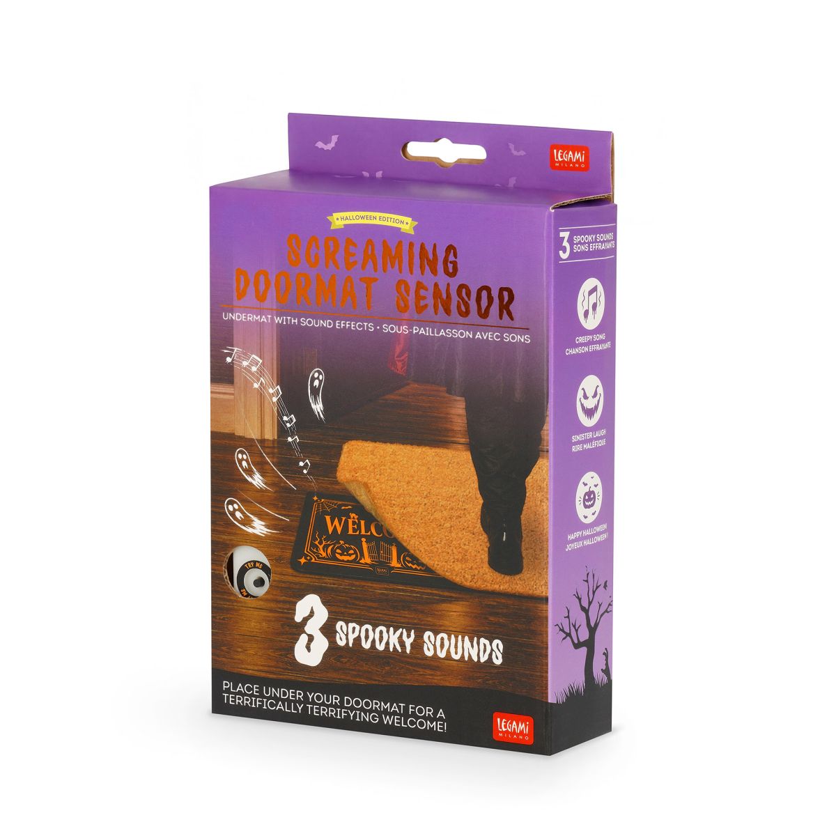 Sensor mit Sound für Türmatte Halloween - Legami