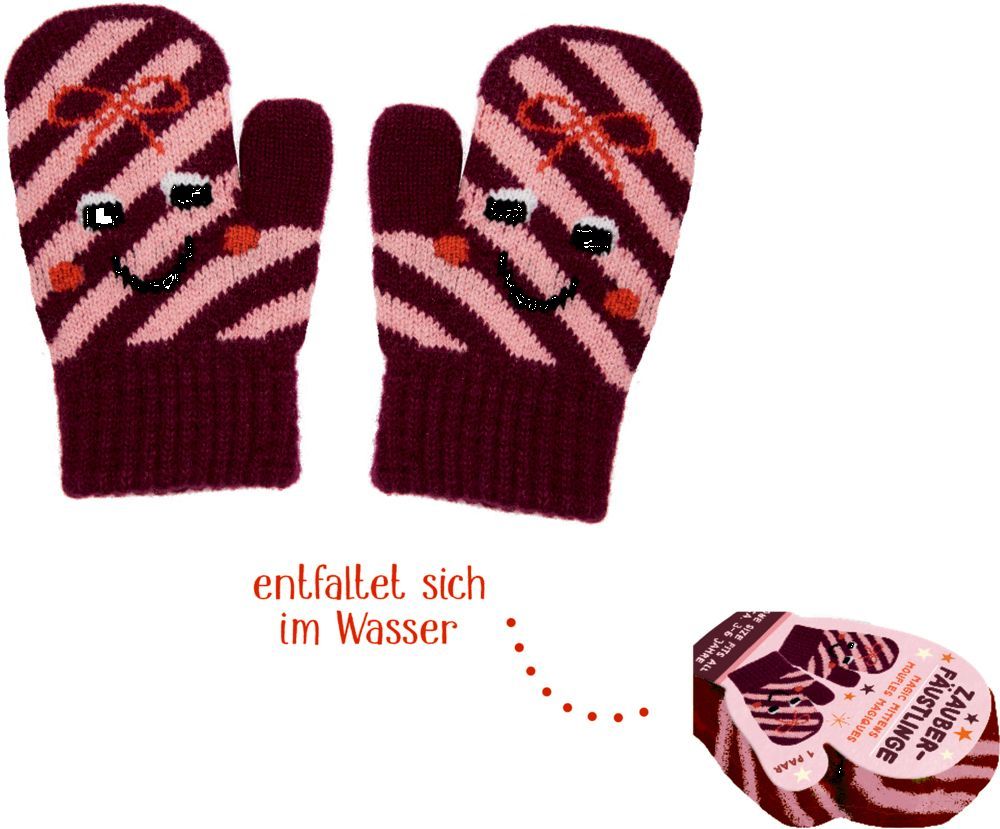 Zauber-Fäustlinge - Fröhliche Weihnachten (verschiedene Designs, 1 Stück)