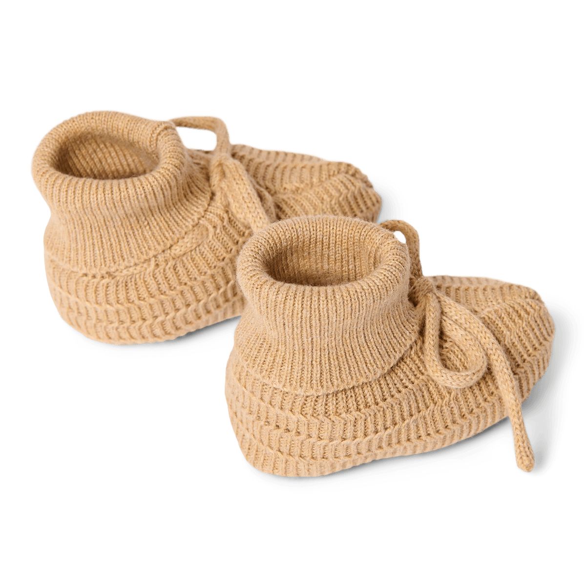 Strickschuhe hellbraun Safari - 44-56