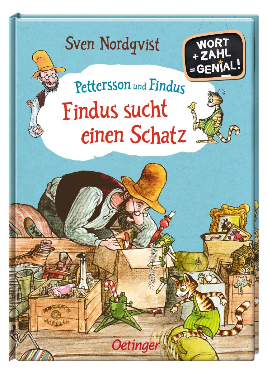 Wort + Zahl = genial! Pettersson und Findus - Findus sucht einen Schatz 6+