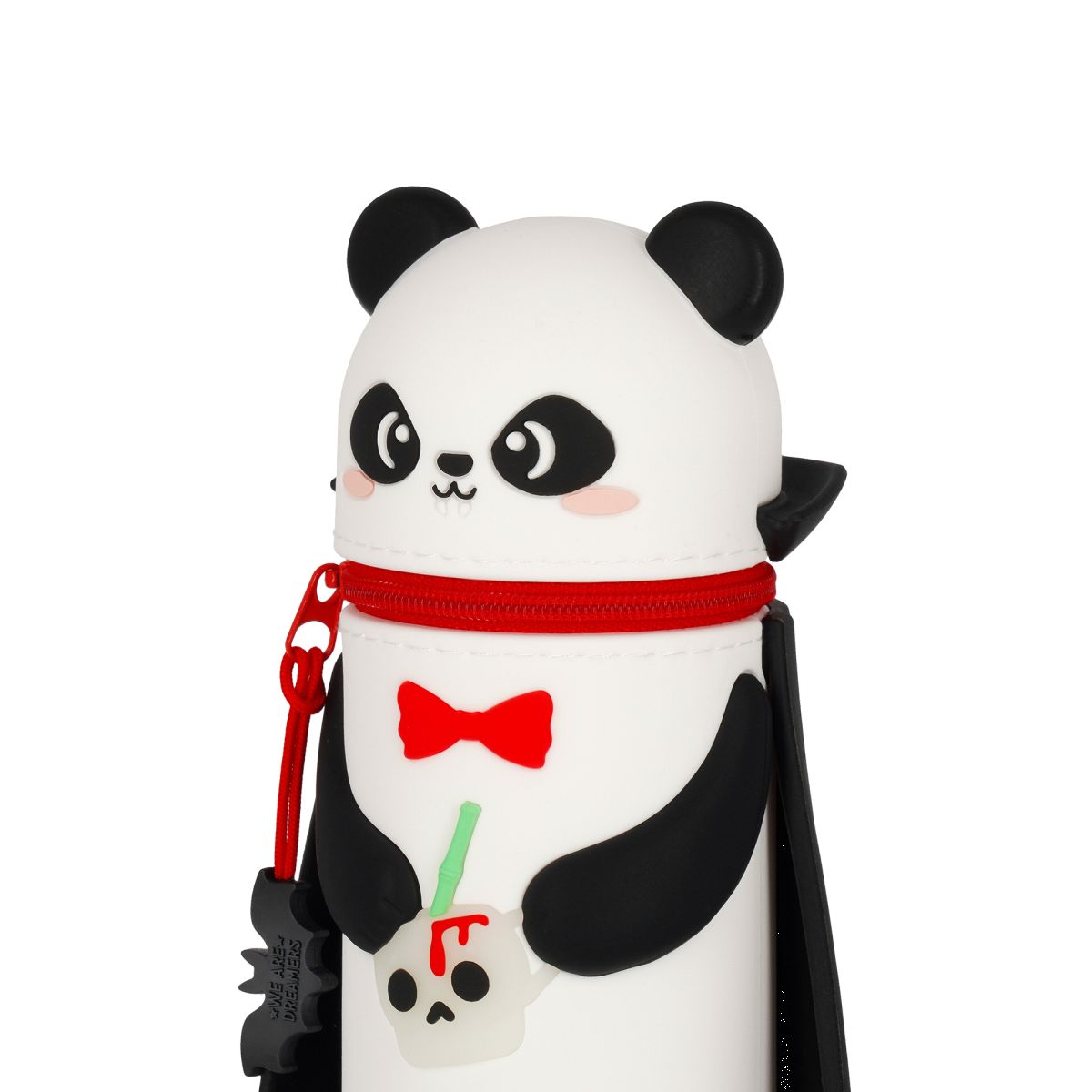 Kawaii Mäppchen aus Silikon Panda „Bam-Boo“ Halloween - Legami