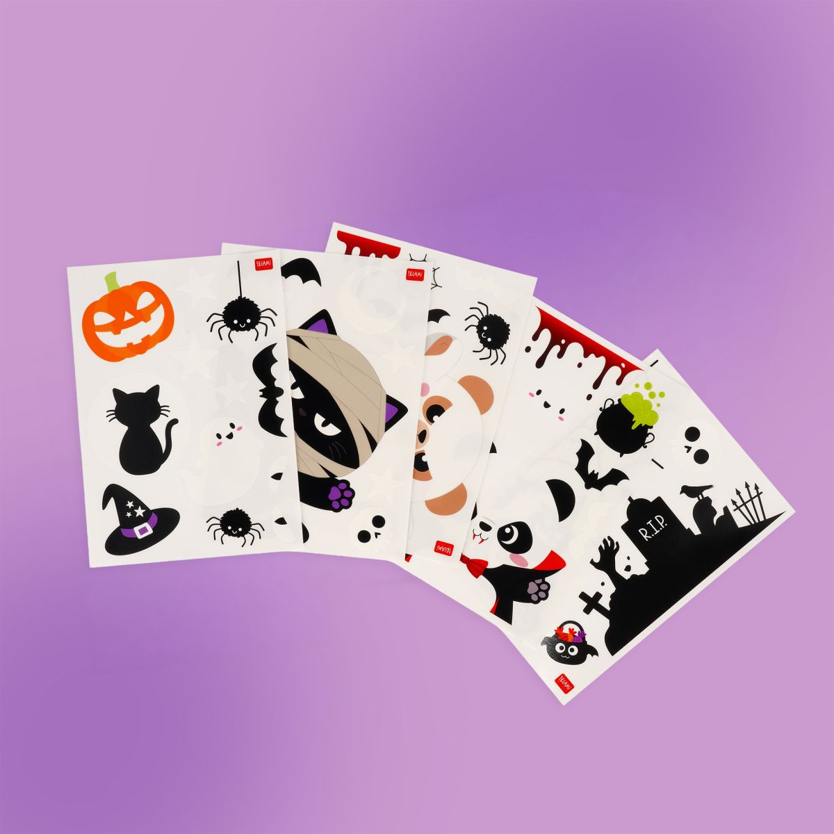 Set aus 40 Elektrostatischen Fensteraufklebern Halloween - Windo-Wow - Legami