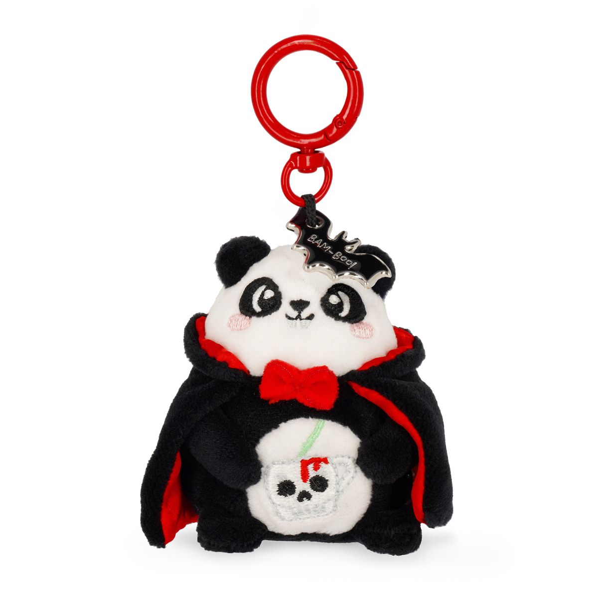 Panda-Plüsch-Schlüsselanhänger "Bam-Boo!" Halloween - Tiny Super Soft! - Legami