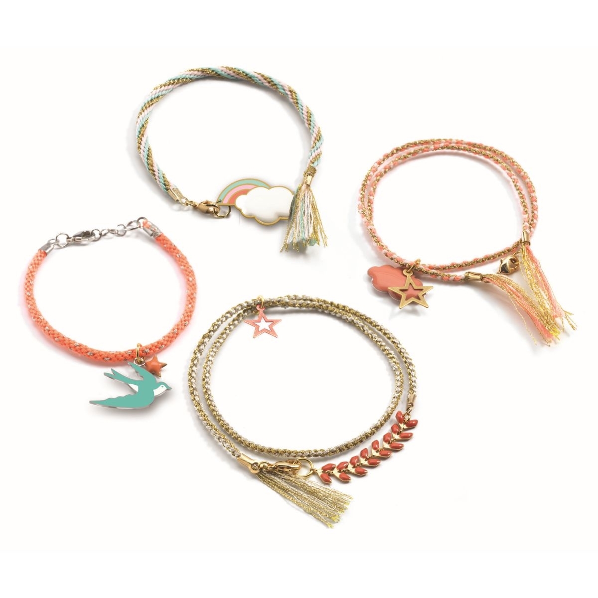 Kumihimo Armbänder basteln - DJECO