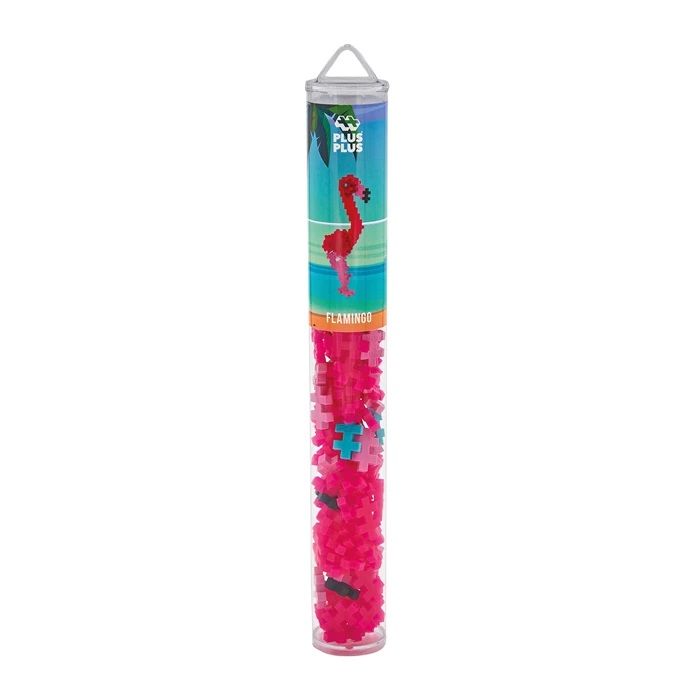 PLUS PLUS Mini-Bausteine Flamingo 100 Stück