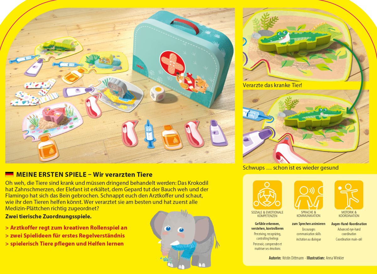 HABA Meine ersten Spiele - Wir verarzten Tiere