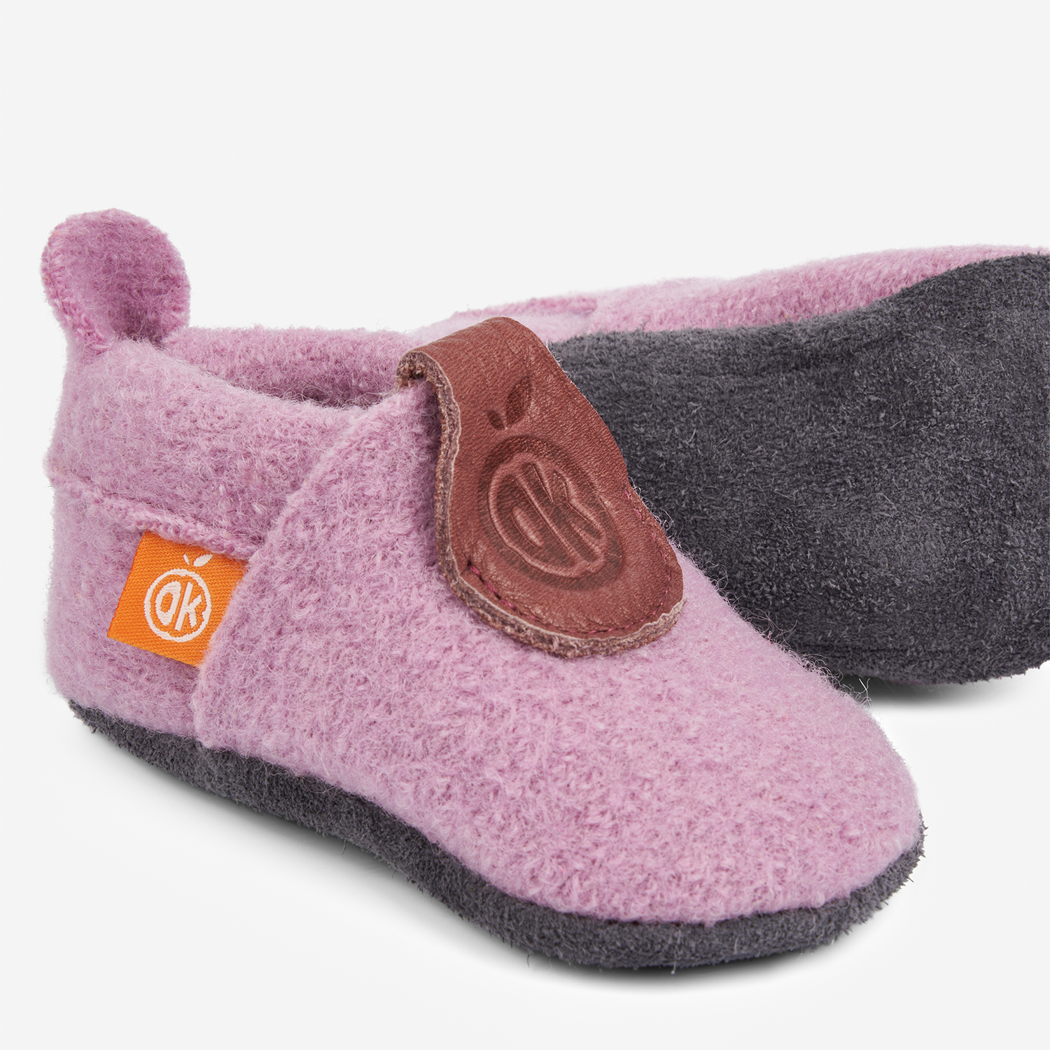 Wolli Krabbelpuschen lila Gr. 24-25