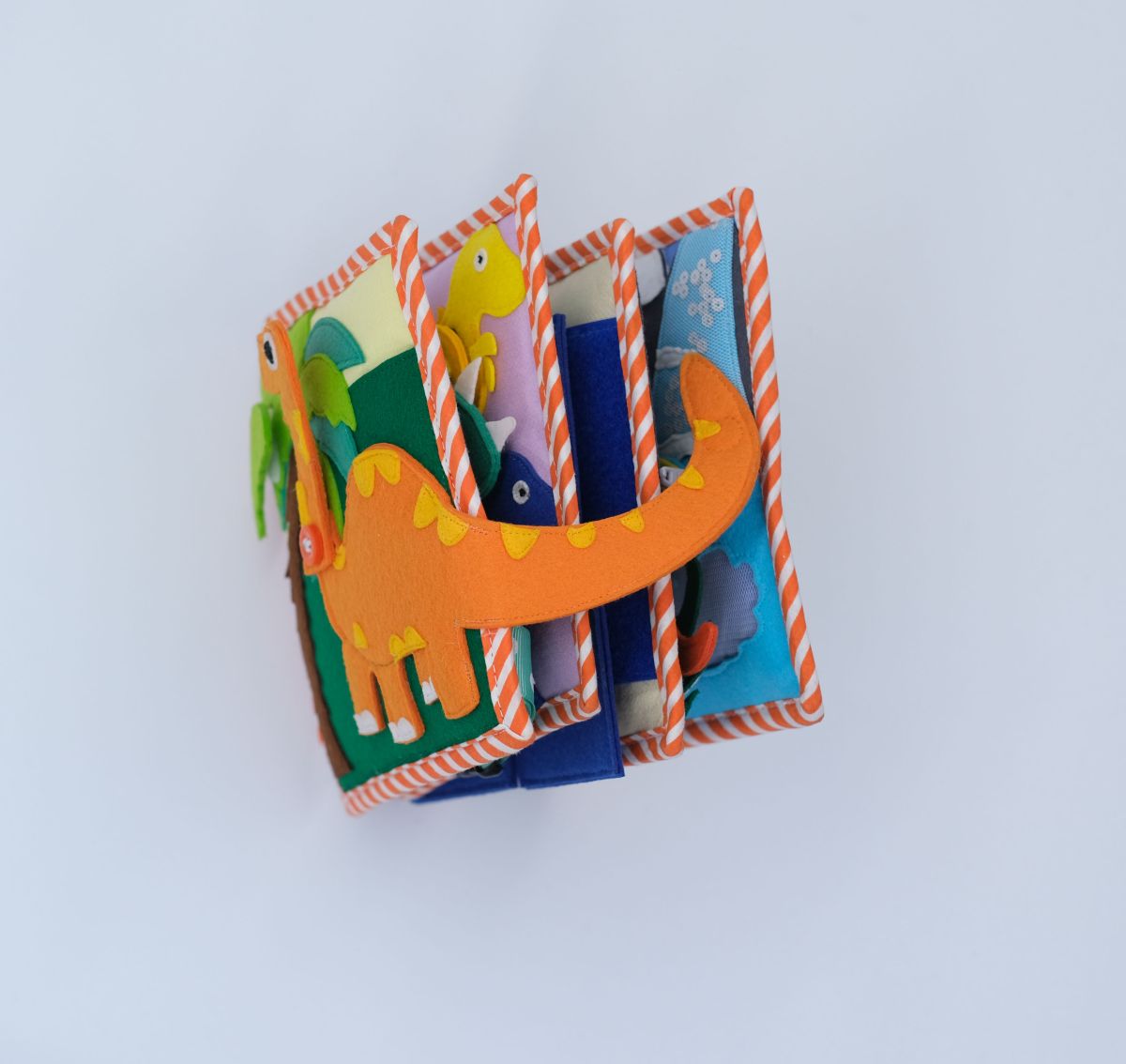 Mini Quiet Book Dinofreunde (ab 2 Jahre) - Jolly Designs
