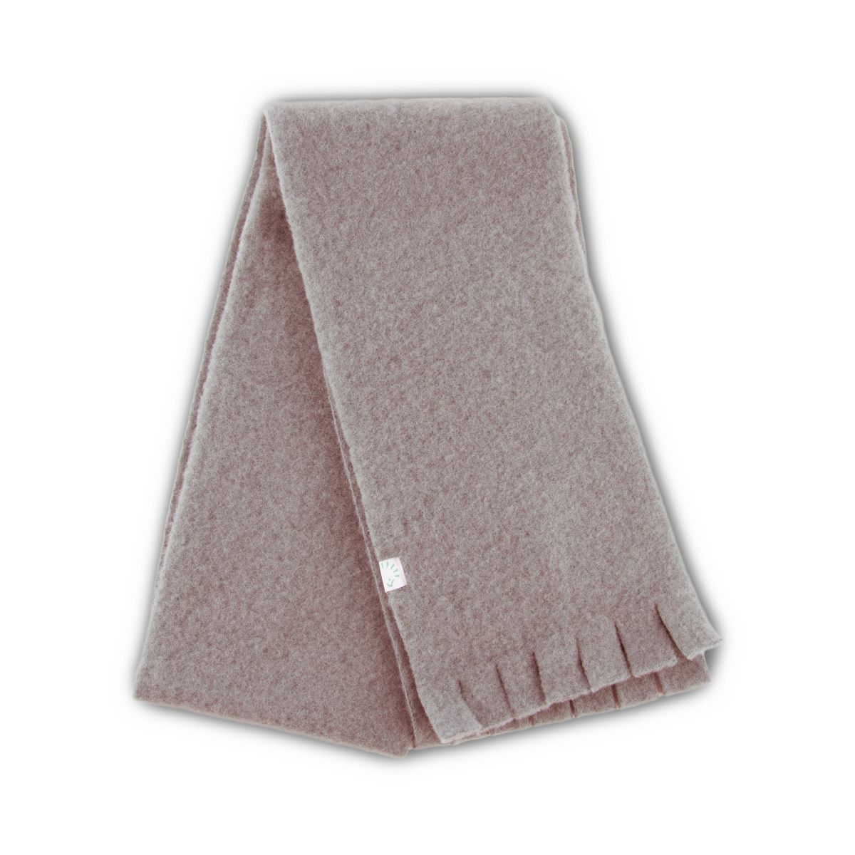 Schal Wollfleece sand melange Gr. L