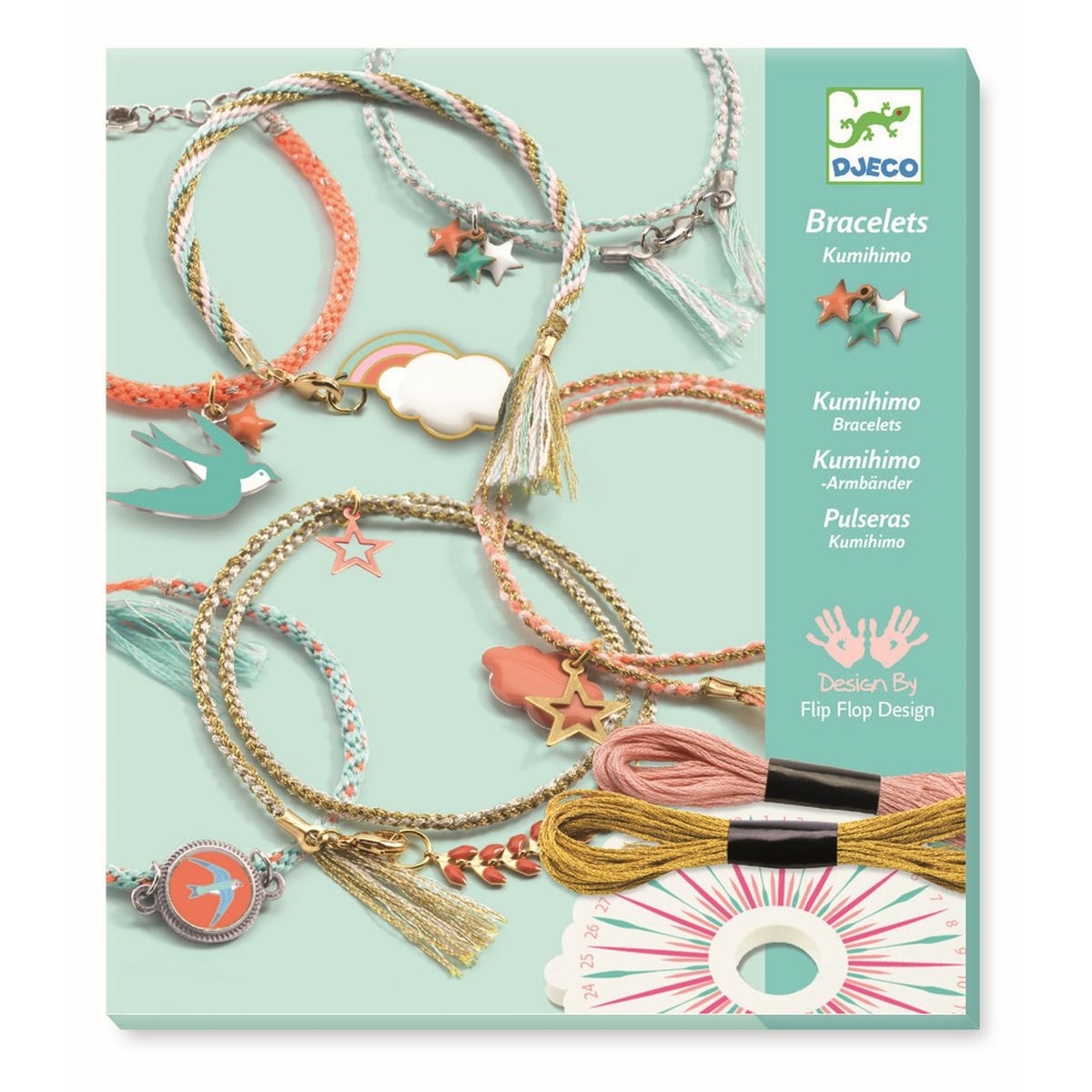 Kumihimo Armbänder basteln - DJECO