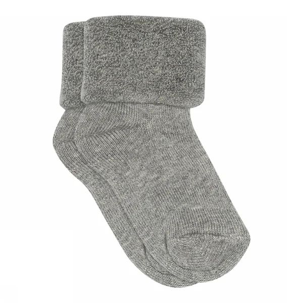 Babysocken Baumwollfrottee Grey Melange Gr. 15-16 - MP Denmark